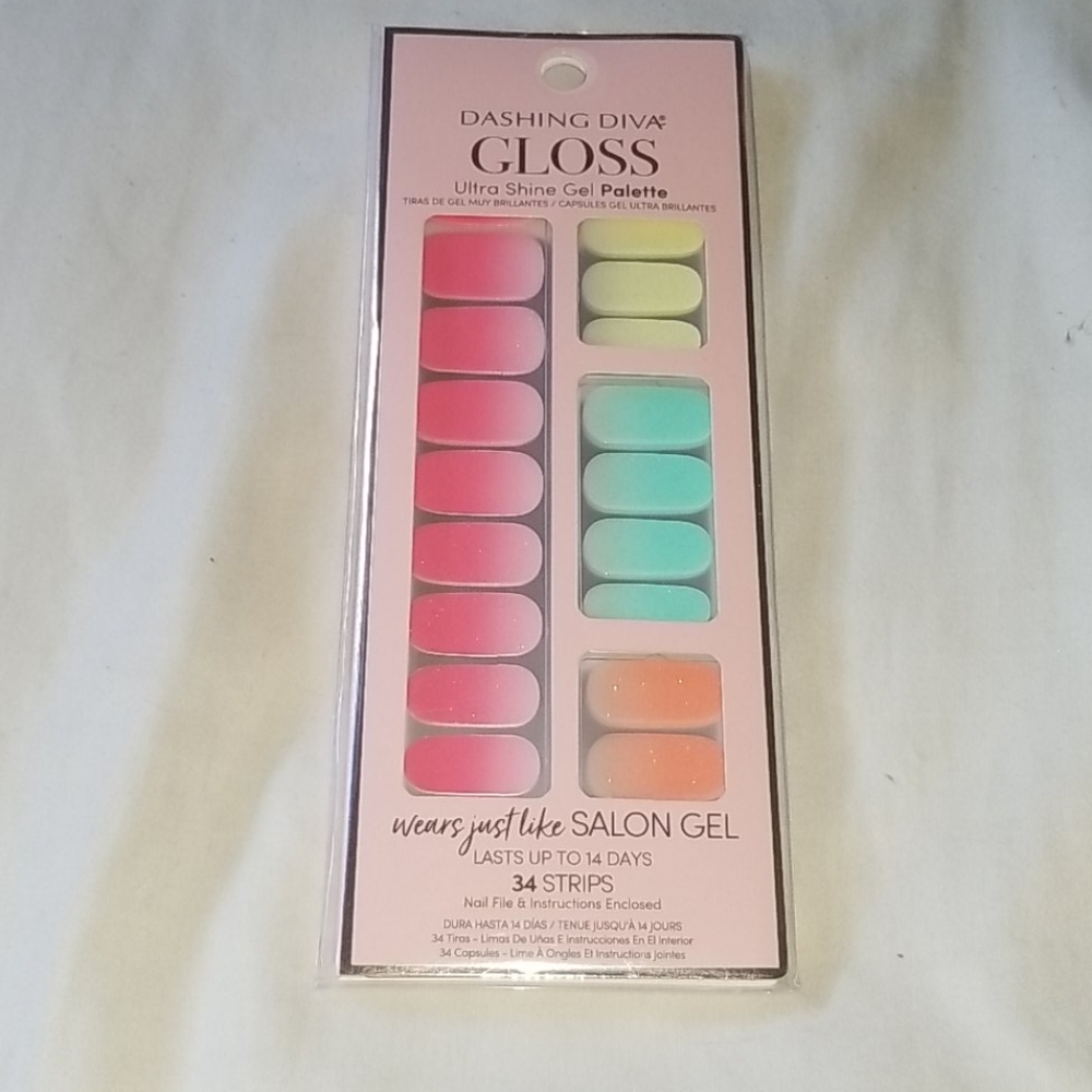 Dashing Diva Gloss Salon Gel Appliques